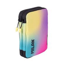 ESTUCHE 2 PISOS SUNSET NEGRO MILAN