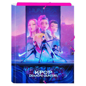 CARPETA FOLIO 3 SOLAPAS K-POP DEMON HUNTERS - STATIONERY