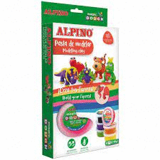 PLASTELINA ALPINO MAGIC DOUGH 6X40GR. FUNNY ANIMALS