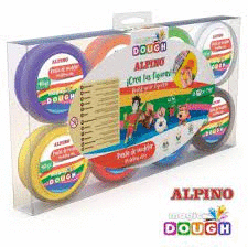 PLASTELINA ALPINO MAGIC DOUGH 8X14GR