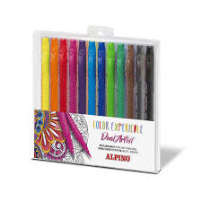 ALPINO COLOR EXPERIENCE DOBLE PUNTA 12 ROTULADORES DUAL ARTIST