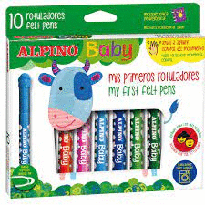 ALPINO BABY MIS PRIMEROS ROTULADORES DE 10 