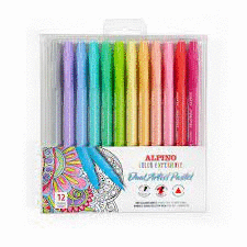 ALPINO COLOR EXPERIENCE 12 ROTULADORES PASTEL DUAL ARTIST