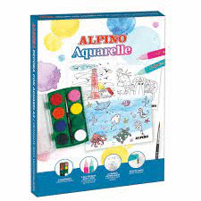 SET CREATIVO DECORA CON ACUARELAS ALPINO