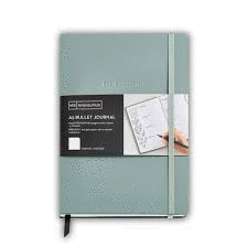 CUADERNO MIQUELRIUS 1839 VERDE A5 BULLET JOURNAL C/GOMA 100GR 96H