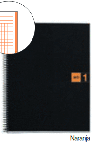 NOTE BOOK 1 POLIP A4 NARANJA