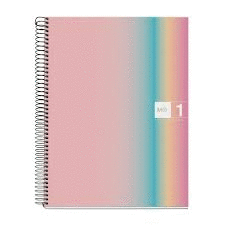 NOTE BOOK 1 A4 80H CUADRICULA AURORA