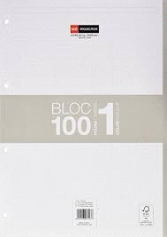 BLOC NB-1 A4 100H 80GR GRIS