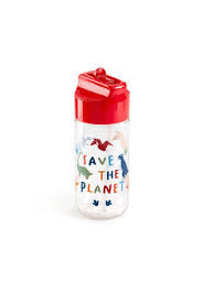 BOTELLA INFANTIL C/CAÑITA DINOS SAVE THE PLANET MR