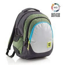MOCHILA TRIPLE GRANDE BERLIN 30L. RIDER GREEN MIQUELRIUS
