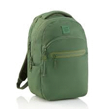 MOCHILA GRANDE TRIPLE OSLO RAW VERDE MR