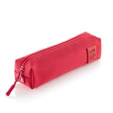 PORTATODO RECTANGULAR PEQUEÑO RAW ROJO
