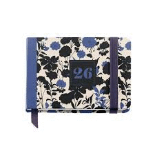 AGENDA MIQUELRIUS POCKET RIGID BLACK&BLUE C/GOMA S/V 