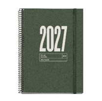 AGENDA MIQUELRIUS PLUS RECY.BLACK & ROSA & KRAFT S/V C/GOMA