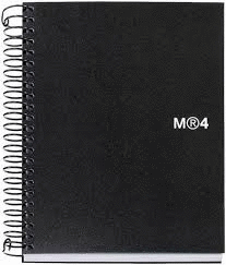 NOTE BOOK 4 A5 POLIPROP BASIC NEGRO