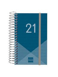 AGENDA FINOCAM YEAR E9 S/V ESPIRAL COLORES SURTIDOS C/GOMA