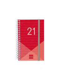 AGENDA YEAR E3 D/P ESPIRAL COLORES SURTIDOS C/GOMA 