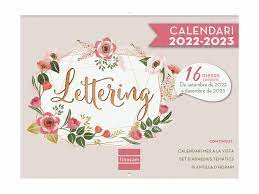 CALENDARI ESCOLAR FINOCAM 16M LETTERING 