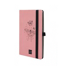 CUADERNO MODERN LISO F3 C/GOMA BUTTERFLY FLEXI