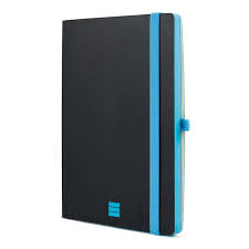 CUADERNO MODERN DOTTED FA5 C/GOMA NEGRO FLEXI