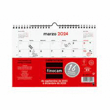 CALENDARI ESCOLAR FINOCAM PARET S 16M ESCOLAR