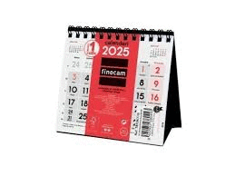 CALENDARI FINOCAM SOBRETAULA NUMEROS GRANS XXS