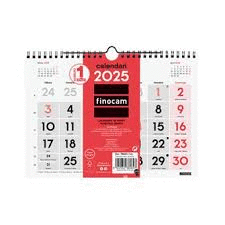 CALENDARI FINOCAM NUMEROS GRANS S 