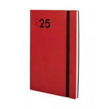 AGENDA FINOCAM Y10C S/V HORIZONTAL MARA ROJA-NEGRA-MARRON-AZUL C/GOMA