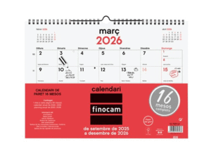 CALENDARI ESCOLAR PARET L FINOCAM 16M