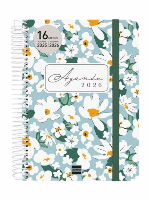 AGENDA ESCOLAR CLOE E10 S/V 16M MODELOS SURTIDOS