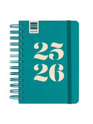 AGENDA ESCOLAR 8º COSMO D/P C/GOMA SURTIDAS