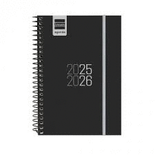 AGENDA ESCOLAR E10 LABEL S/V ESPIRAL 