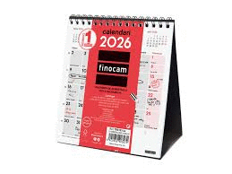 CALENDARI FINOCAM SOBRETAULA ESCRIURE XS 