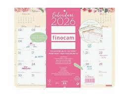 CALENDARI FINOCAM PARET IMANT DESIGN ESCRIURE 25X20