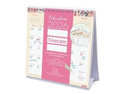 CALENDARI FINOCAM SOBRETAULA DESIGN ESCRIURE