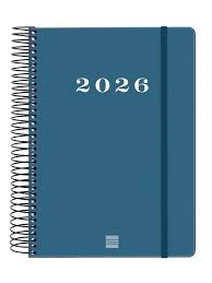 AGENDA FINOCAM MY E10 D/P ROJA-AZUL-NEGRA ESPIRAL