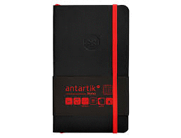 CUADERNO ANTARTIK NOTES A6 CUADRICULA NEGRO