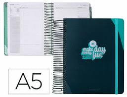 AGENDA ESCOLAR A5 D/P ANTARTIK FUN DAY COLORES SURTIDOS