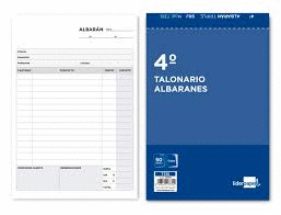 TALONARIO LIDERPAPEL ALBARAN CUARTO T315 3COPIAS