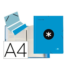 CARPETA CLASIFICADORA A4 ANTARTIK AZUL