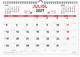 CALENDARIO MYRGA 43X31 MES/PAG ESPIRAL CATALA 1646