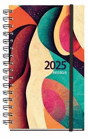 AGENDA MYRGA LIEBANA COLORS ESPIRAL Y GOMA