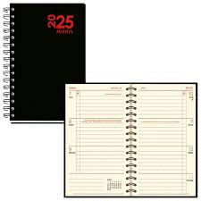 AGENDA MYRGA DUEÑAS 7,5X13,5 ESPIRAL S/V