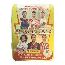 PLATINIUM 10 (10AÑOS) COMPACK TIN XL CARDS ADRENALYN 18-19