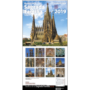 CALENDARI SAGRADA FAMILIA 2019 30X30