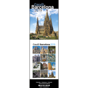 CALENDARI GAUDI BARCELONA 2019 MINI