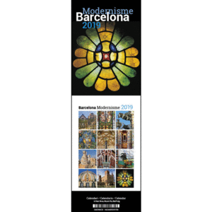 CALENDARI MODERNISME BARCELONA 2019 MINI