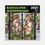 CALENDARI BCN MODERNISME 2021 PARED 16X16