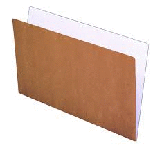 SUBCARPETA GIO A4 MARRON INTERIOR BLANCO 240GRS