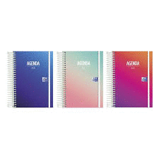AGENDA ESCOLAR OXFORD A6 D/P TAPA DURA CASTELLANO